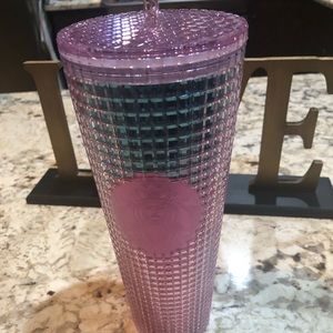 NEW Starbucks 2021 Venti Pink Grid Tumbler-LAST ONE